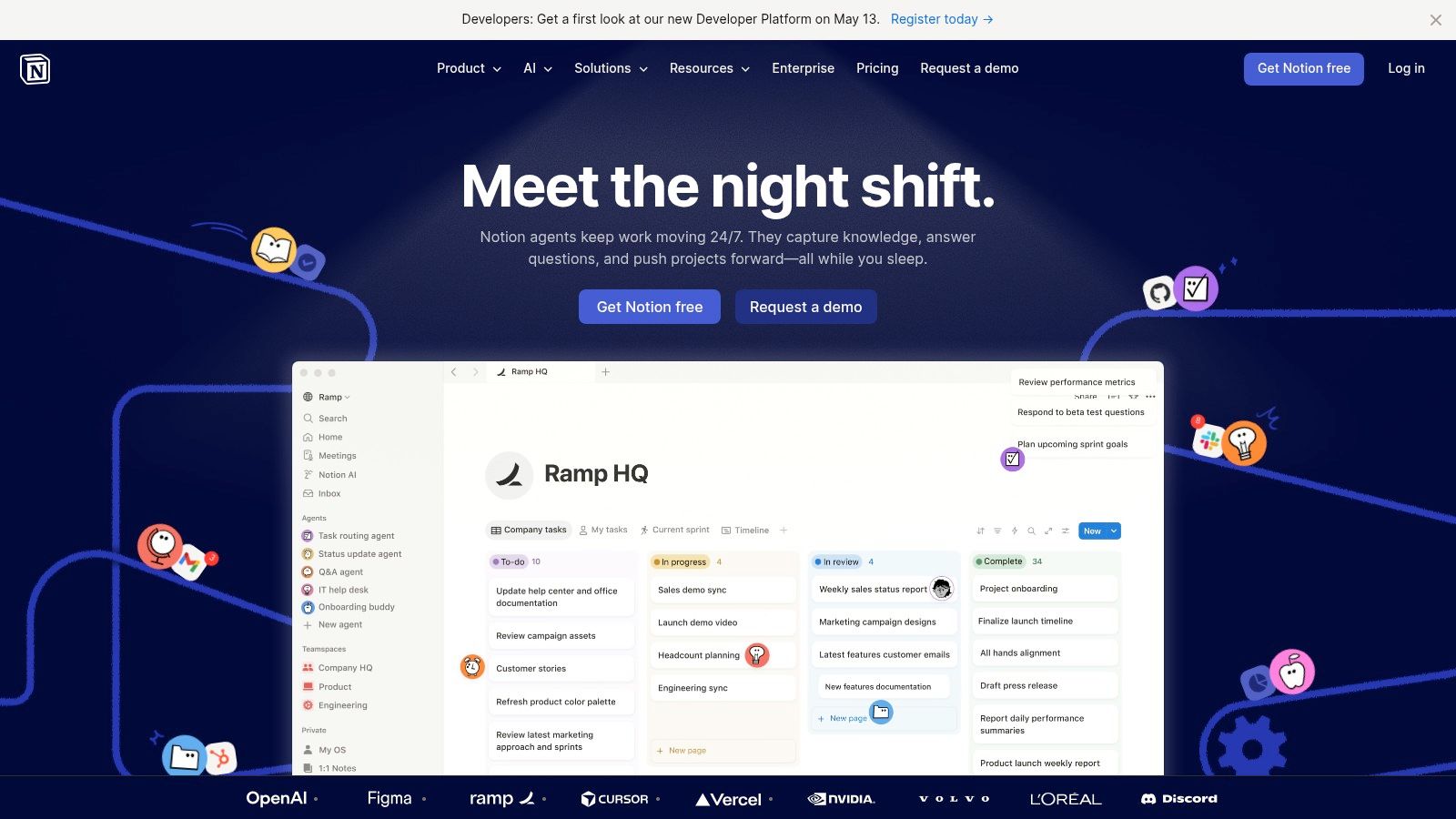 Notion (with Notion AI and Agents)
