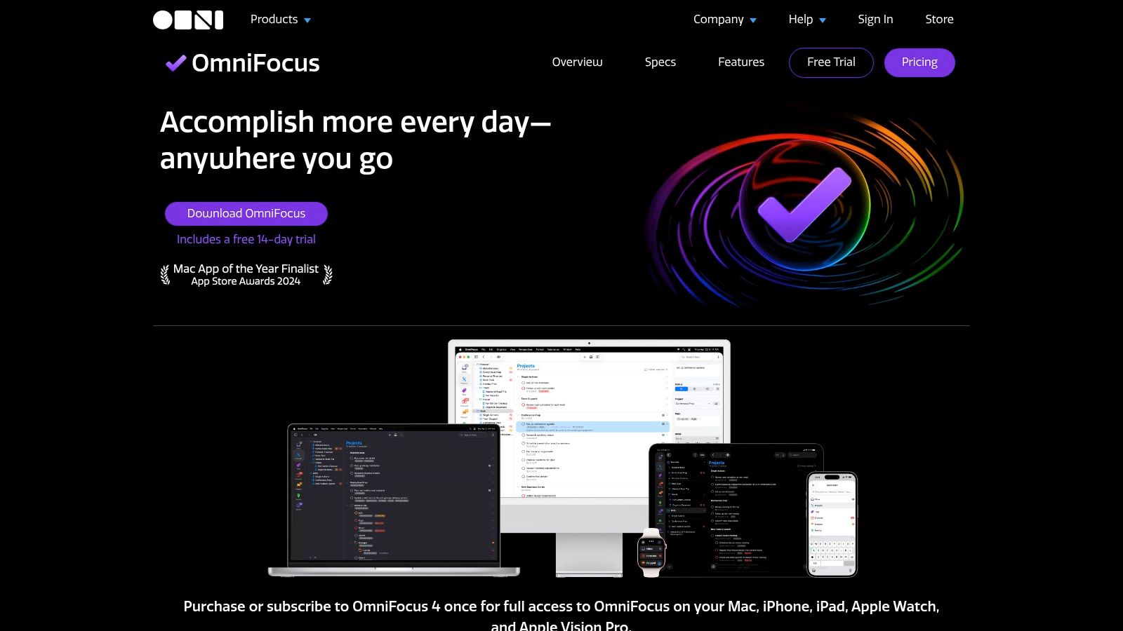 OmniFocus 4 (The Omni Group)